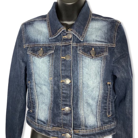 Rue 21 Denim Jacket Women's Size Medium - Picture 2 of 6